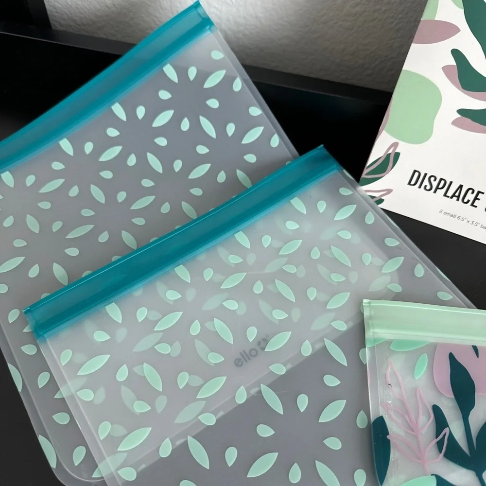 Ella reusable zipper bags. New.
